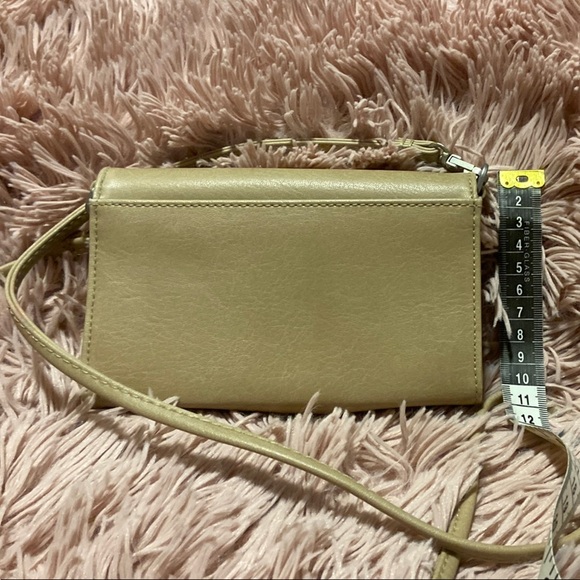Matt & Nat Vegan Leather Mini Crossbody Bag - Beige - Picture 2 of 3